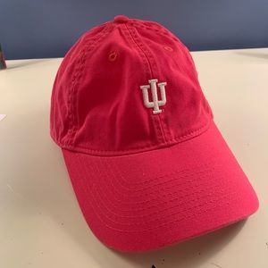Pink Indiana University Baseball Hat